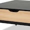 Baxton Studio Haben Modern & Contemporary Two-Tone Oak Brown and Black Finished Wood Coffee Table 206-12482 - alternate 6